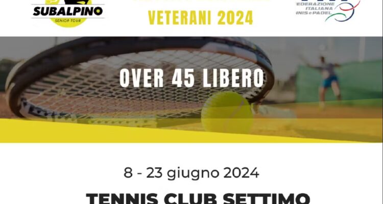 TORNEO SUBALPINO SENIOR OVER 45 LIBERO FITP
