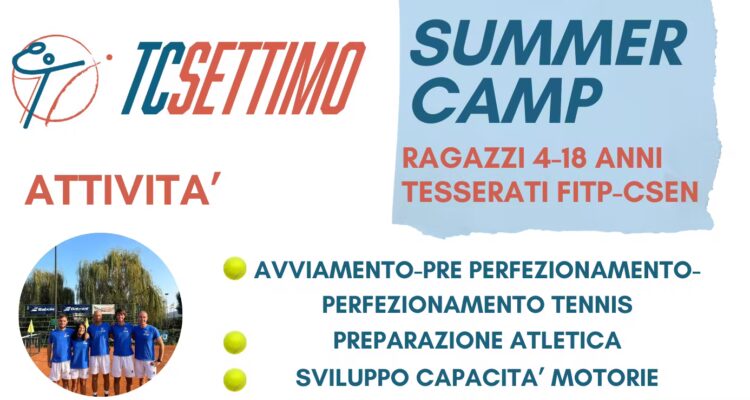 TC SETTIMO TENNIS SUMMER CAMP 2024