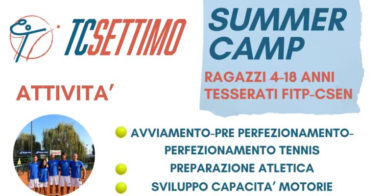 TC SETTIMO TENNIS SUMMER CAMP 2024